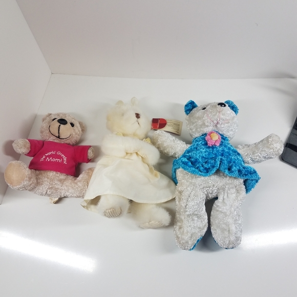 Lot of 3 Bears, Flomo Bear, Russ Bear, Praying Bear, Mom Bear - Picture 16 of 16